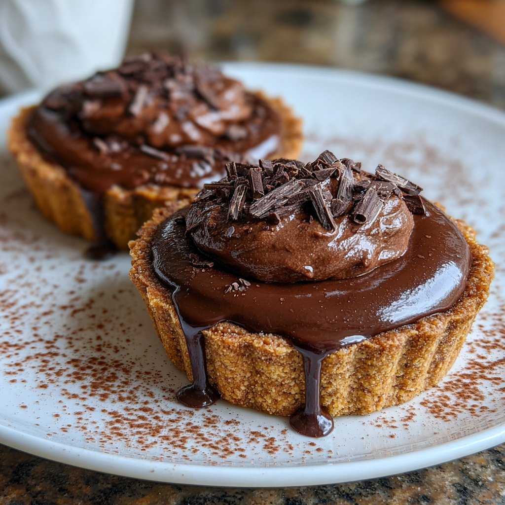 Mini Chocolate Cream Tarts