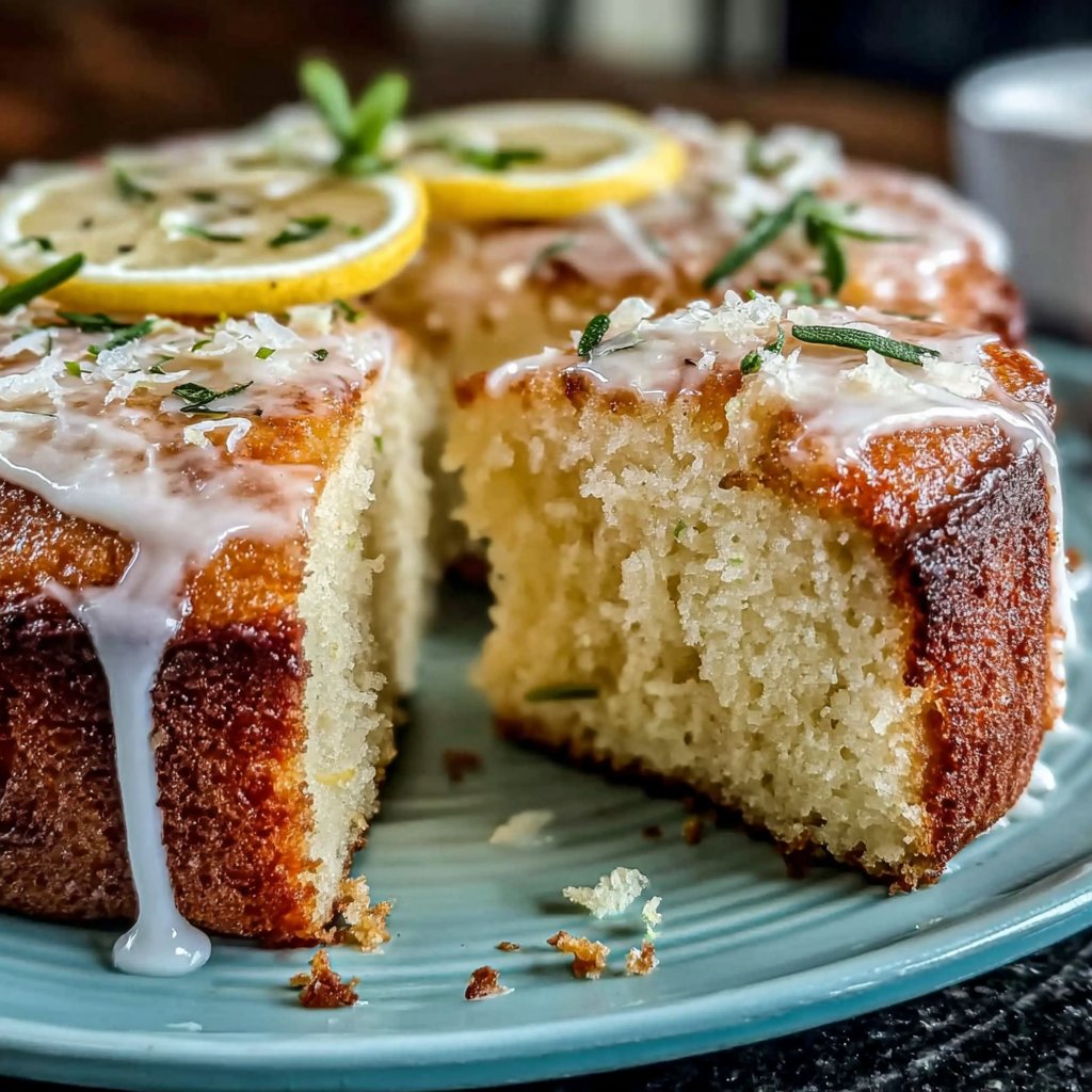 Dairy-Free Lemon Spring Cake