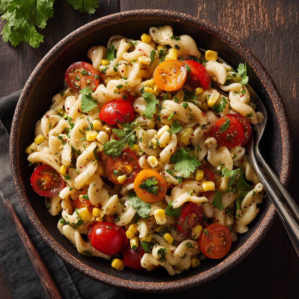 Taco Pasta Salad with Corn