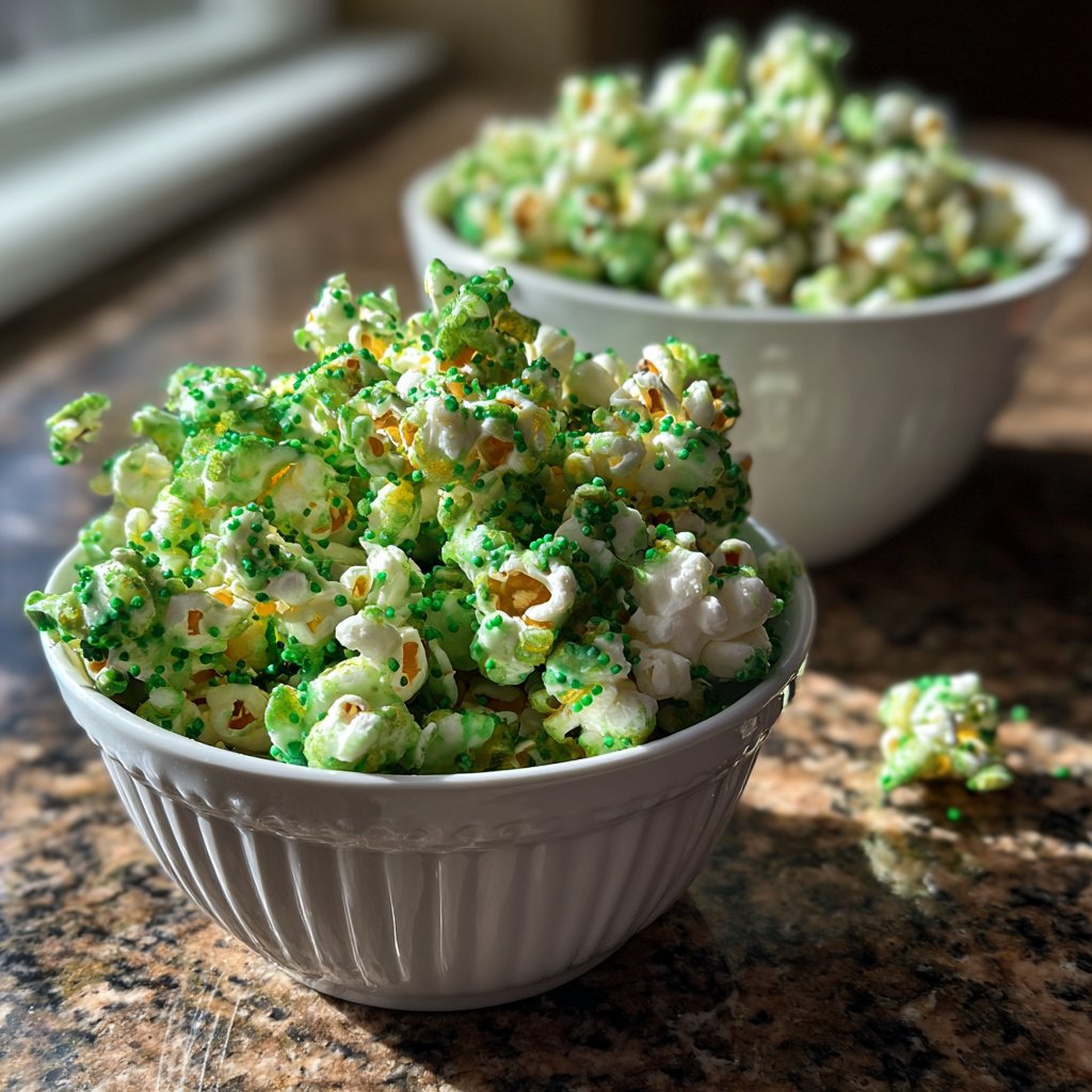 Easy St. Patrick’s Day Popcorn